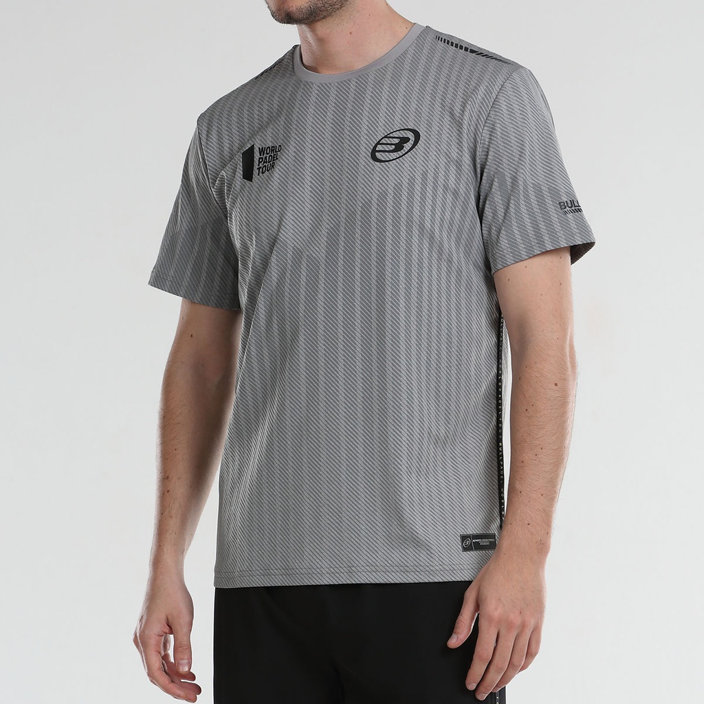CAMISETA BULLPADEL LIMBO GRIS MEDIO VIGORE