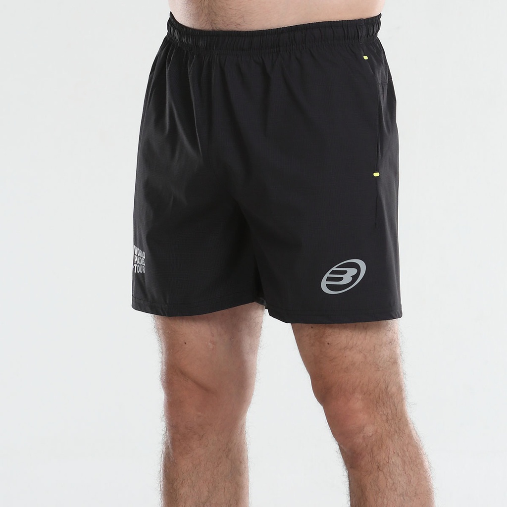SHORTS BULLPADEL LUNES NEGRO