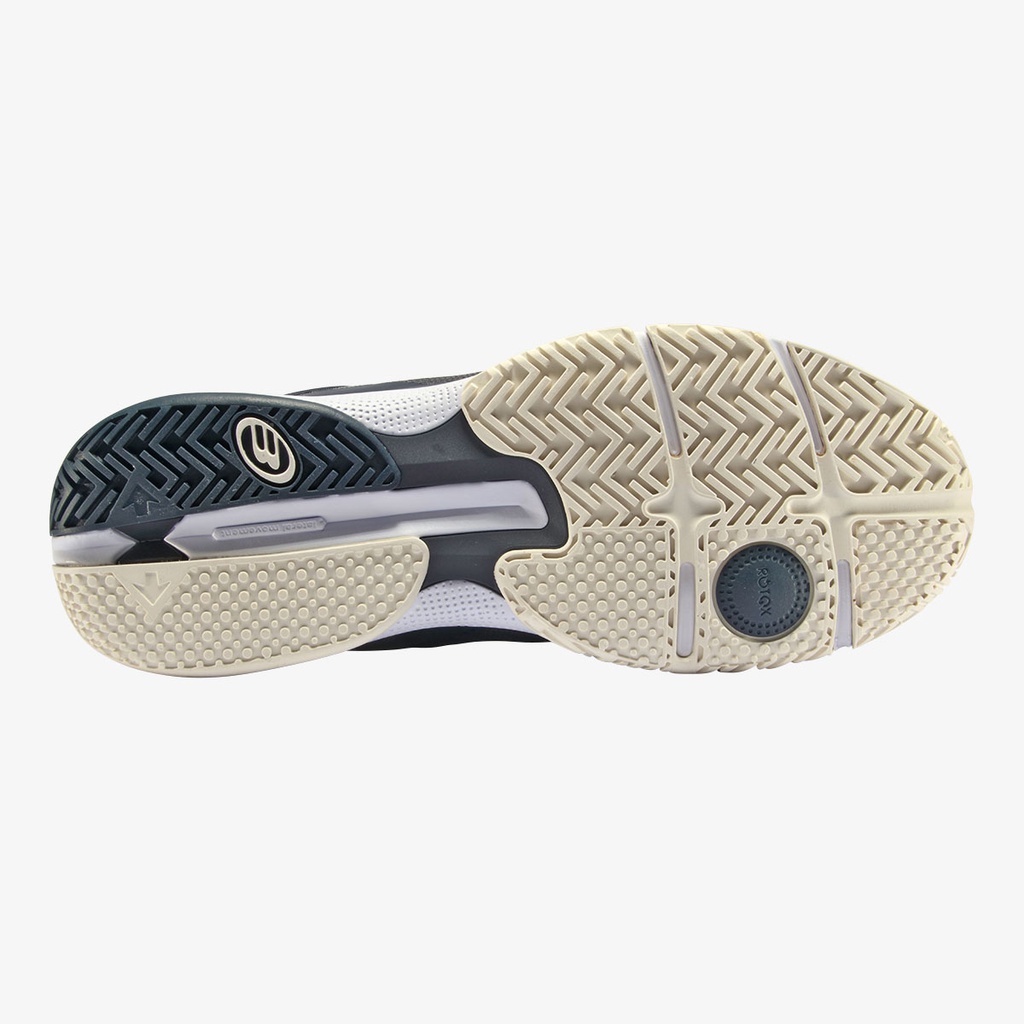 ZAPATILLA BULLPADEL FLOW HYBRID FLY 23V GRIS OSCURO
