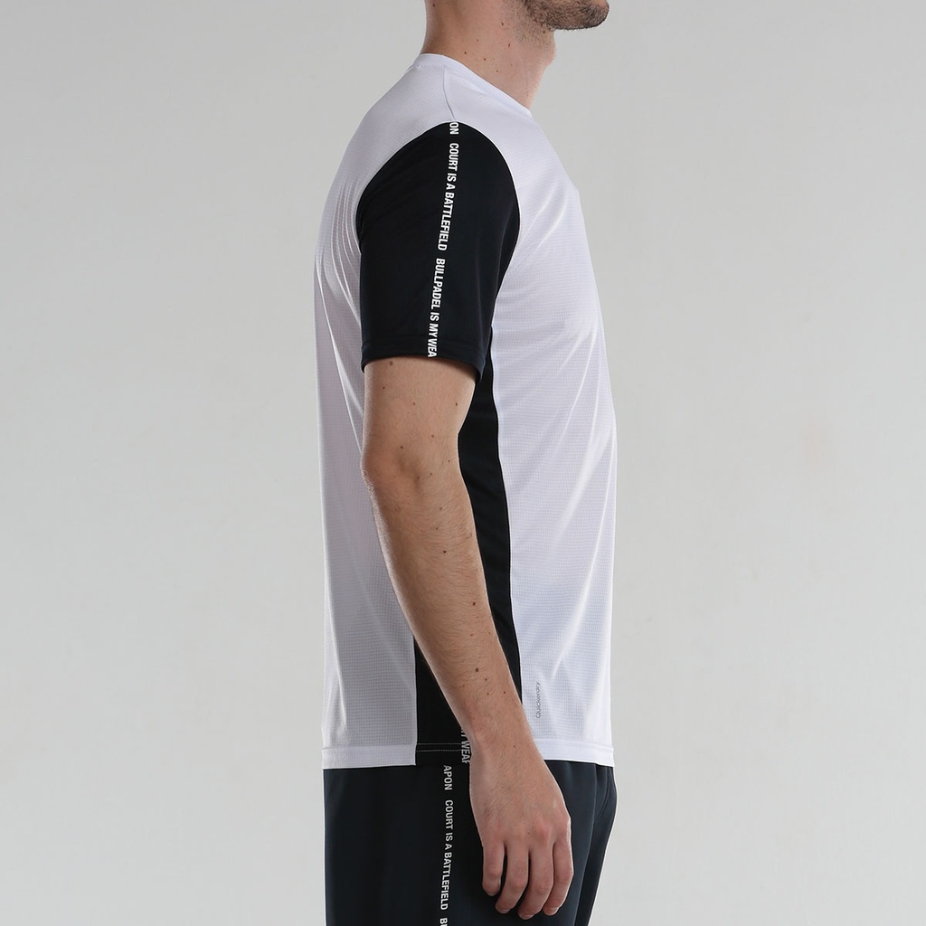 CAMISETA BULLPADEL AEREO BLANCO